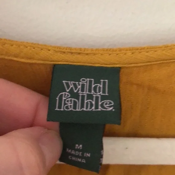 Wild Fable mustard jumpsuit - Picture 2 of 8